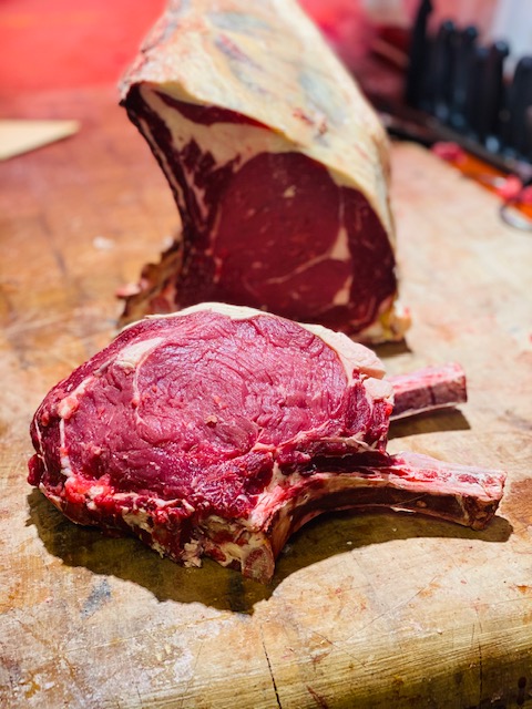 Dry aged Cote de boeuf