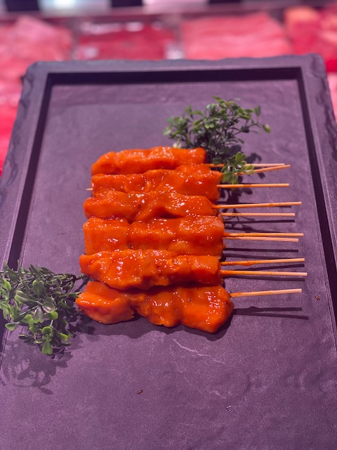 Varkens saté